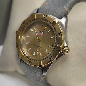 Tag Heuer Gold and Silver Watch